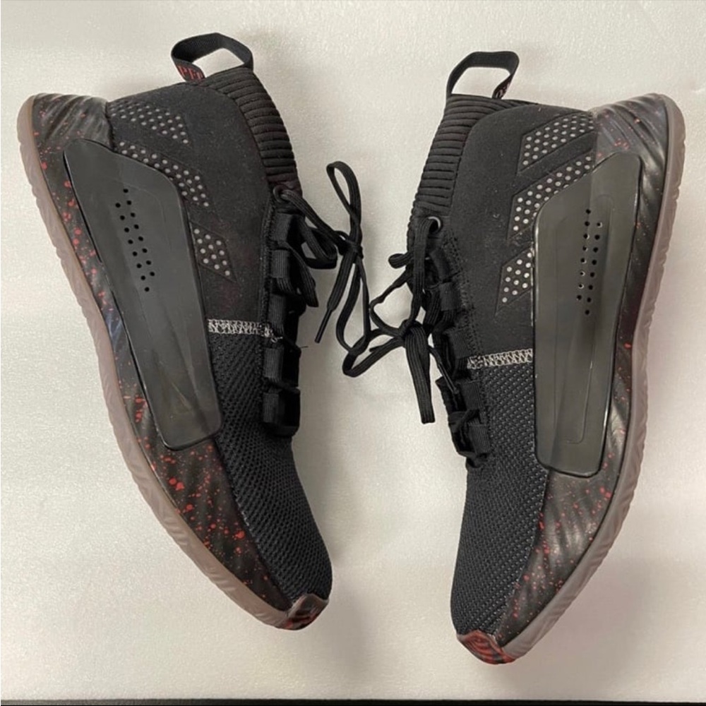 Adidas Black High-Top Sneakers